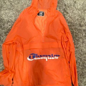 Champions retro windbreaker, orange, large